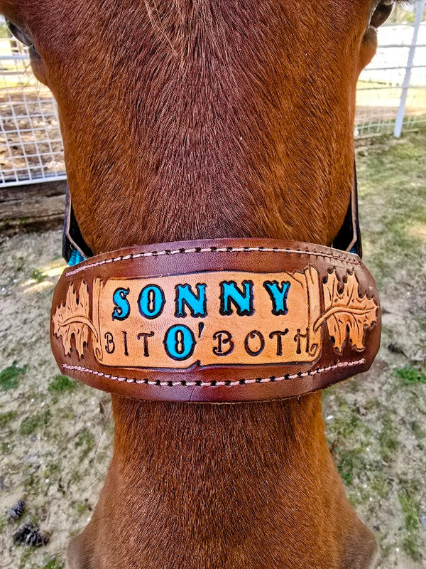 5 Star Oakleaf Name with Tooling halter
