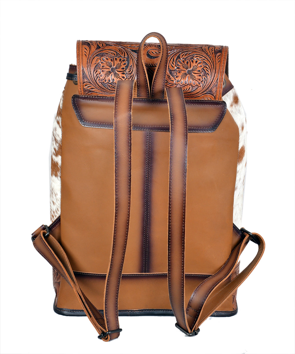 Rafter T Hair on Hide Leather Backpack – Josey Western Store