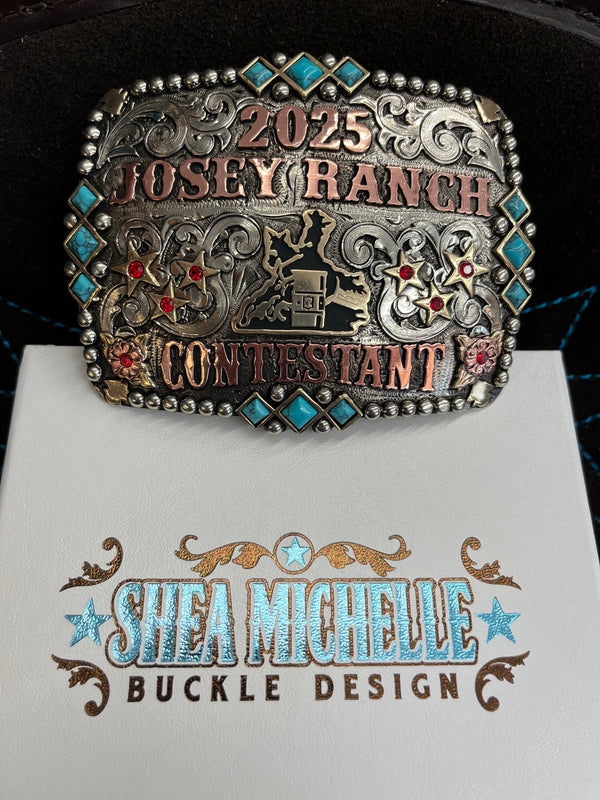Josey Ranch Barrel Racer Buckle 2025