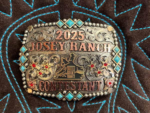 Josey Ranch Barrel Racer Buckle 2025