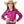 Load image into Gallery viewer, Girls Pullover Button-Up (Hot Pink Metallic Lightweight Stretch Jersey)
