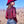 Load image into Gallery viewer, Pullover Button Up - Red Shiny Metallic