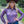 Load image into Gallery viewer, Pullover Button Up (Purple With Copper Shimmer Lightweight Stretch Jersey)