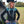 Load image into Gallery viewer, Cowgirl Tuff Pullover Button Up (Black With Turquoise Accents Mid-Weight Stretch Suede)