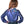 Load image into Gallery viewer, Cowgirl Tuff Youth Pullover Button Up (Blue Metallic with Colorful Paisley Accents)