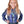 Load image into Gallery viewer, Cowgirl Tuff Youth Pullover Button Up (Blue Metallic with Colorful Paisley Accents)