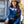 Load image into Gallery viewer, Pullover Button Up- Denim with Cream Accents