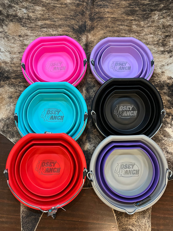 Josey Ranch Collapsible Buckets