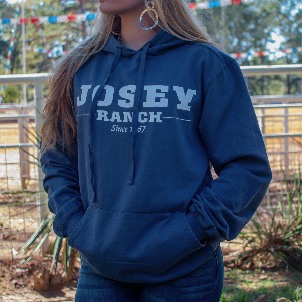 Josey Ranch Block Letter Hoodie Josey Western Store