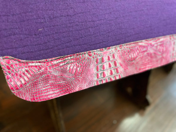 5 Star 3/4" Flex 30x30 Purple Saddle Pad