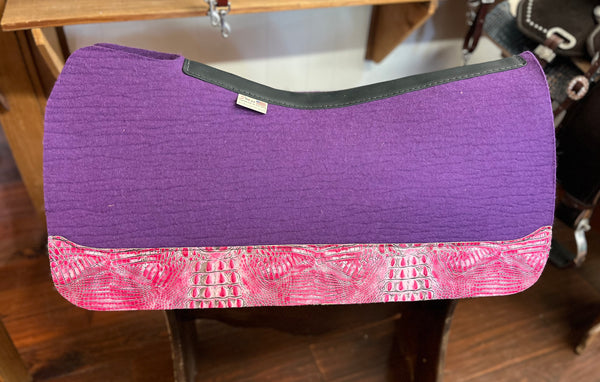 5 Star 3/4" Flex 30x30 Purple Saddle Pad