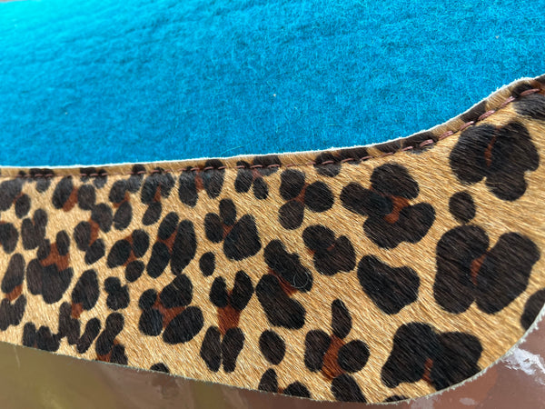 5 Star Turquoise 30x30 7/8" Flex Fit Pad with Jaguar