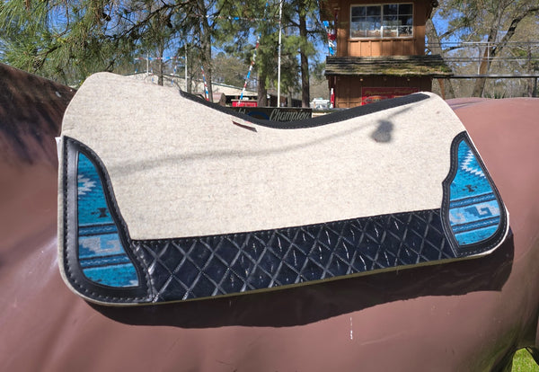 5 Star 30 x 30  7/8" Natural "All Around" Saddle Pad with Flex Fit