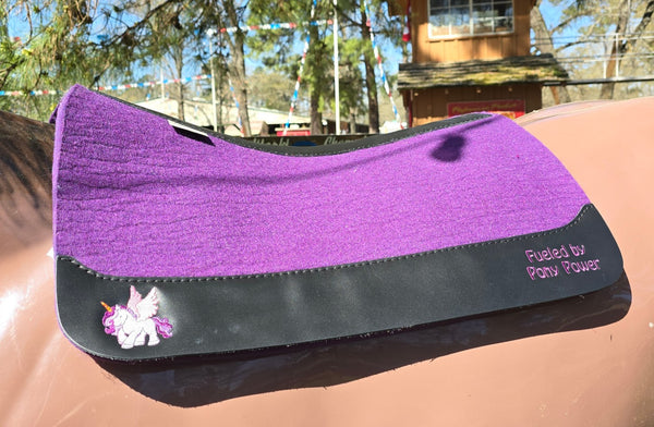 5 Star " All Around" 3/4" Purple Saddle PONY PAD