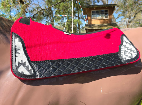 5 Star 30 x 30  7/8" Red "All Around" Saddle Pad
