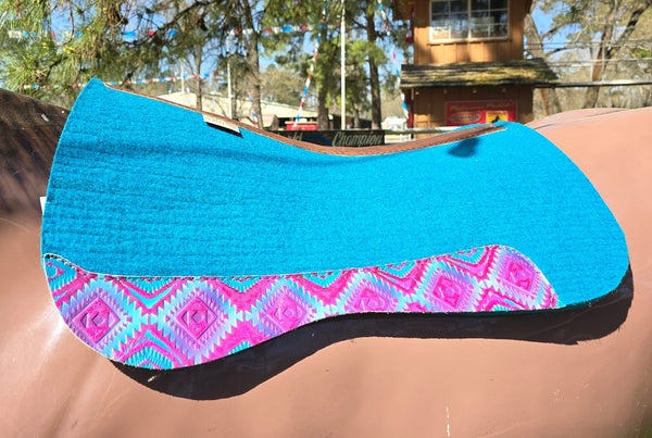 5 Star "All Around" 3/4" Turquoise Saddle Pad