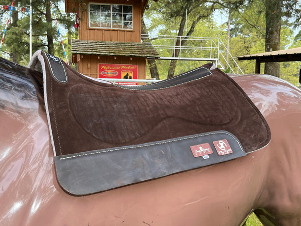 Classic Equine Suede Top Zone Saddle Pad