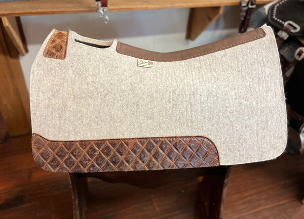 5 Star 30x28 Saddle Pad 7/8" Natural