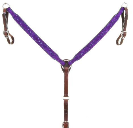 Double J Tack Set- Purple/Turq