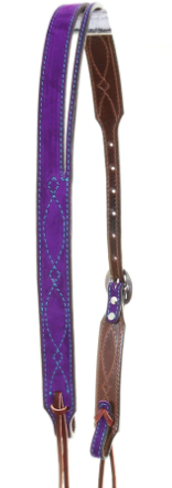 Double J Tack Set- Purple/Turq