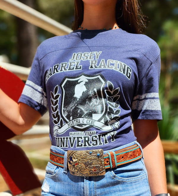 Josey Ranch Barrel Racing University T-Shirt