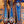 Load image into Gallery viewer, Rockin Wilson Shiny Blue Cheetah with Crosstitch