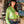 Load image into Gallery viewer, Zip Long Sleeve -Neon Green Metallic