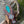 Load image into Gallery viewer, Chunky Turquoise Glitter with Cheetah Halter