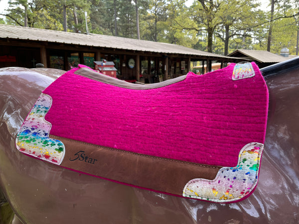5 Star 7/8" 30X28 Hot Pink Barrel Pad