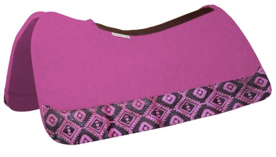 5 Star " All Around" 7/8 Pink Felt Saddle Pad