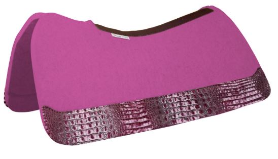 5 Star " All Around" 7/8 Pink Felt Saddle Pad