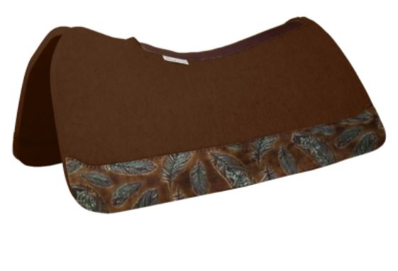 5 Star "All Around" 7/8 Chocolate Saddle Pad