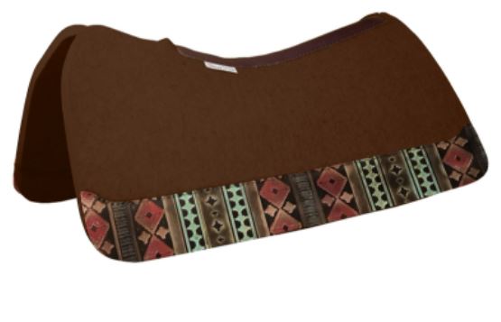 5 Star "All Around" 7/8 Chocolate Saddle Pad