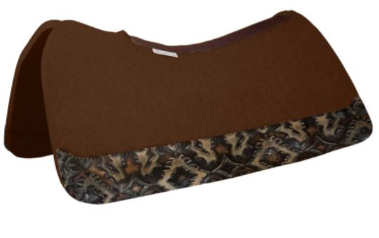 5 Star "All Around" 7/8 Chocolate Saddle Pad