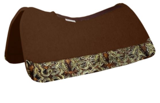 5 Star "All Around" 7/8 Chocolate Saddle Pad