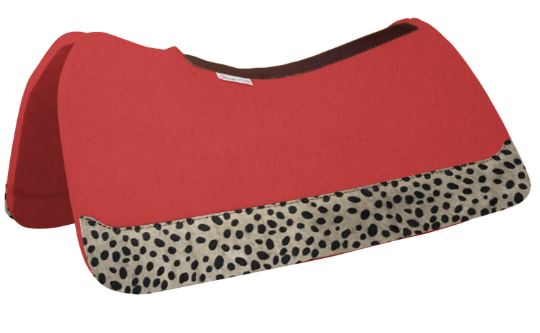 5 Star " All Around" 7/8 Red Felt Saddle Pad