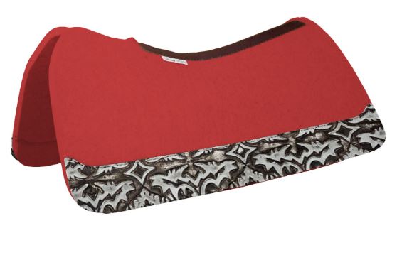 5 Star " All Around" 7/8 Red Felt Saddle Pad