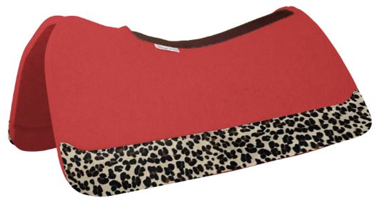 5 Star " All Around" 7/8 Red Felt Saddle Pad