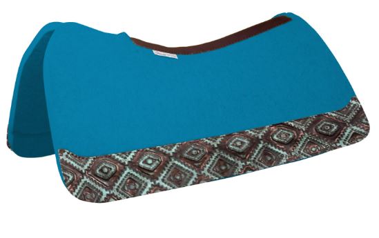 5 Star "All Around" 7/8" Turquoise Saddle Pad