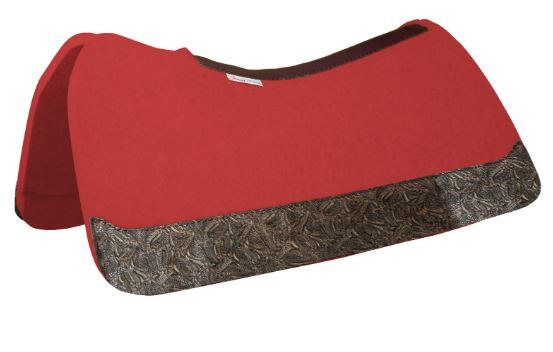 5 Star " All Around" 7/8 Red Felt Saddle Pad