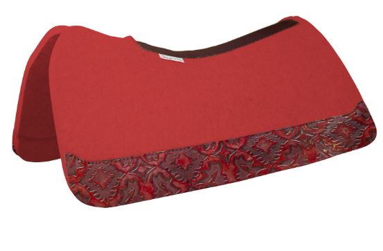 5 Star " All Around" 7/8 Red Felt Saddle Pad