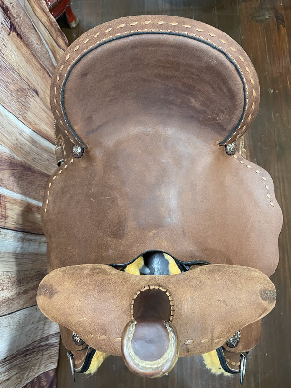 15" Josey Cash Go Round Barrel Saddle 202212001