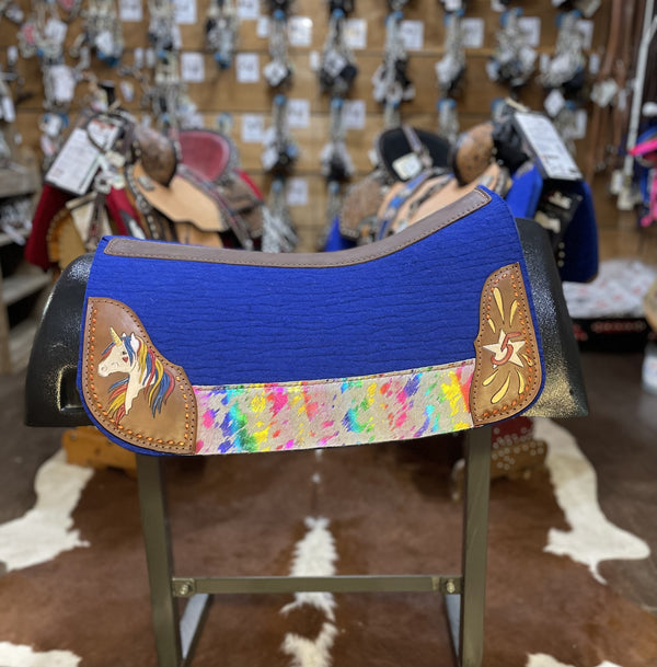 5 Star "All-Around" Royal Blue Pony Pad 24x24 3/4"