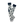 Load image into Gallery viewer, Cactus Alley- Broke Ass Ranch Blk/White Performance Boot Socks
