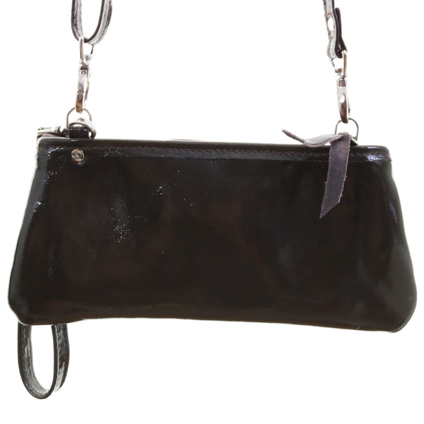 Blue Albuquerque Croc Clutch