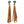Load image into Gallery viewer, Vestige Buckskin Tassel &amp; Turquoise Earrings
