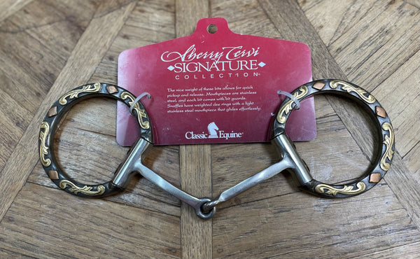 Classic Equine Sherry Cervi Designer D-Ring Snaffle Bit