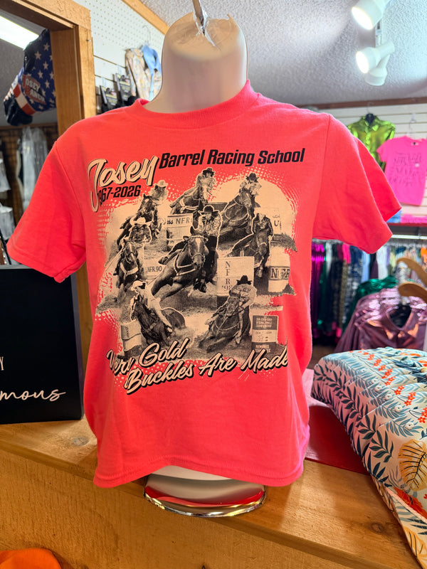 2026 BARREL RACING SCHOOL 1 T-SHIRT