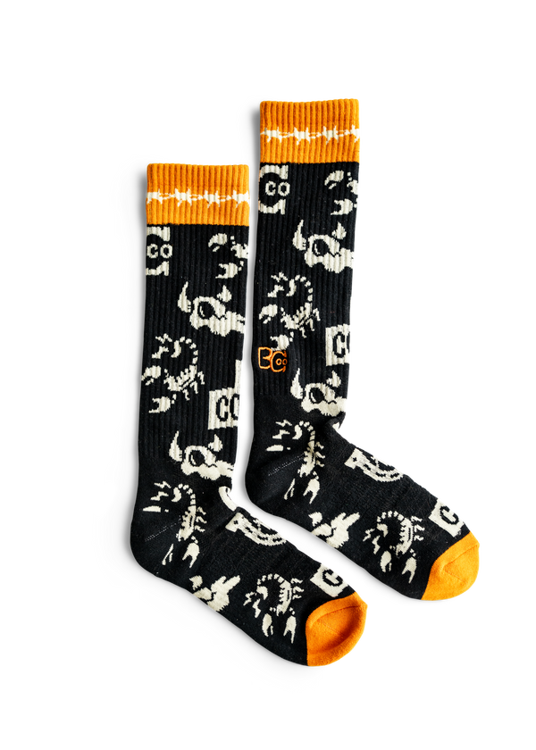 Bad Cowgirl Co. CO Branded Performance Boot Socks