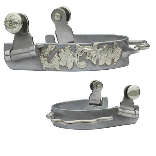 LESTER HOPE sIowtaper＋800 Floral Bumper Spurs – Josey Western Store
